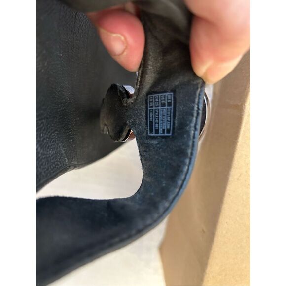 Fitflop size 8 black shoes sandals 3 circle design - Picture 4 of 5